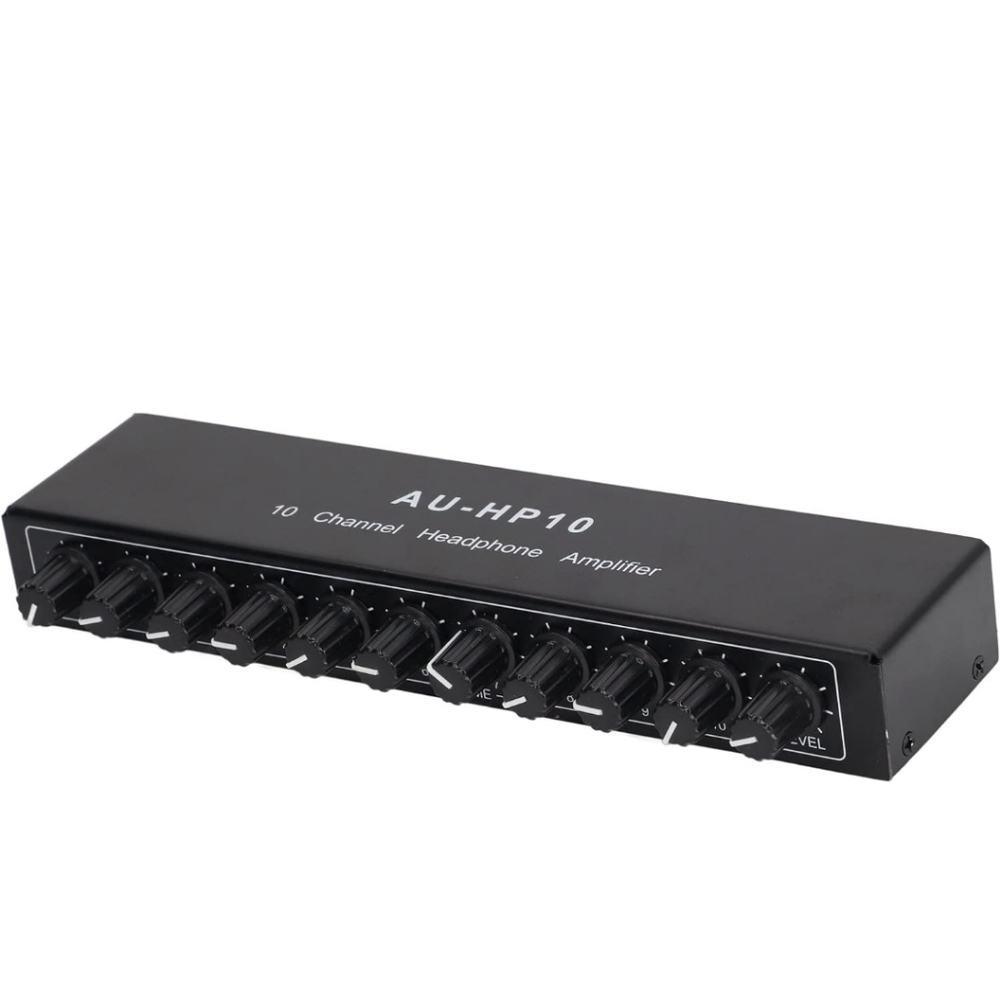 10 Channel Headphone Amplifier, Headphone Splitter , 1 input & 10 output.  1pc - Picture 5 of 8